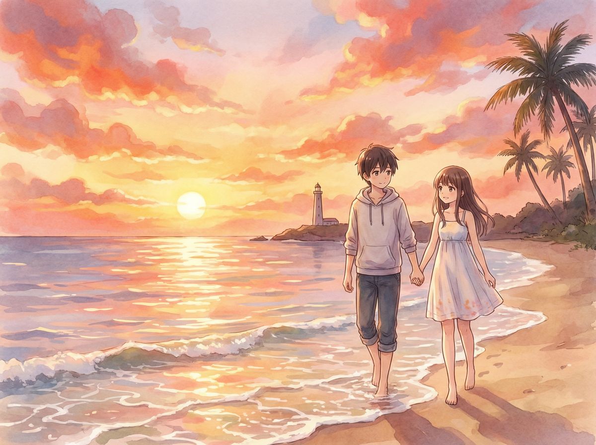 蜜桃动漫-海边夕阳物语