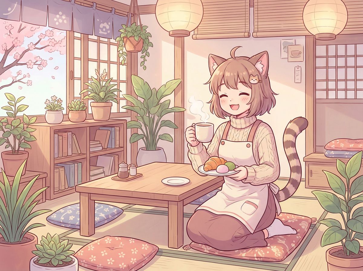 蜜桃动漫-猫娘咖啡日记